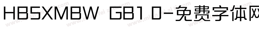 HBSXMBW  GB1 0字体转换